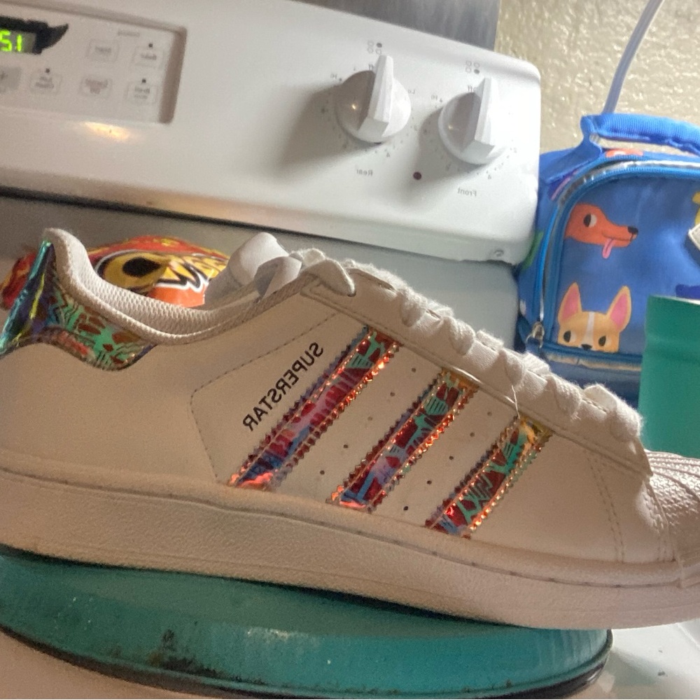 Adidas Superstar II White and halo blue - Picture 4 of 5